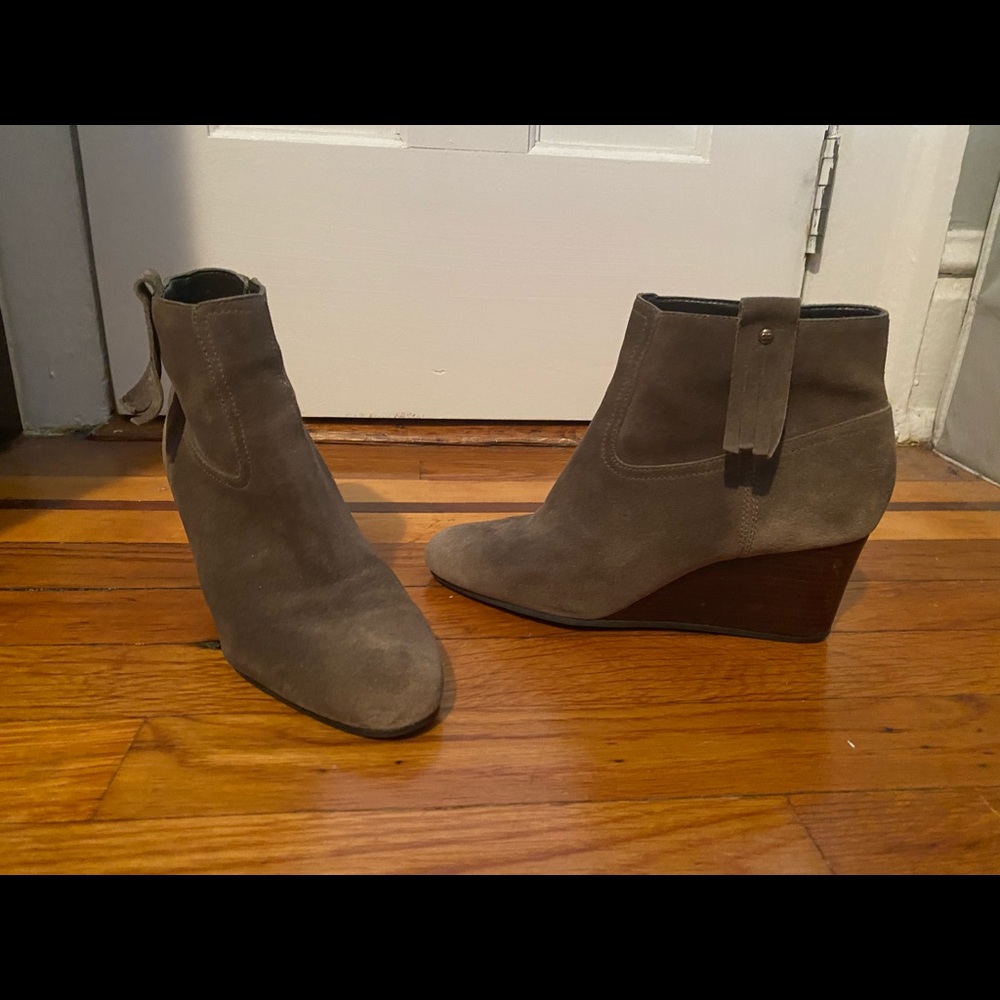 Cole Haan wedge booties size 6